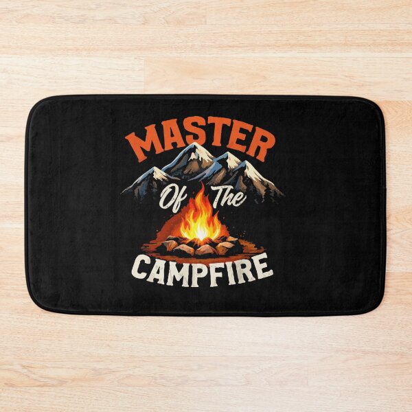 Item preview, Master Of The Campfire - Retro Tent Camping Art designed and sold by BendyBeasts.