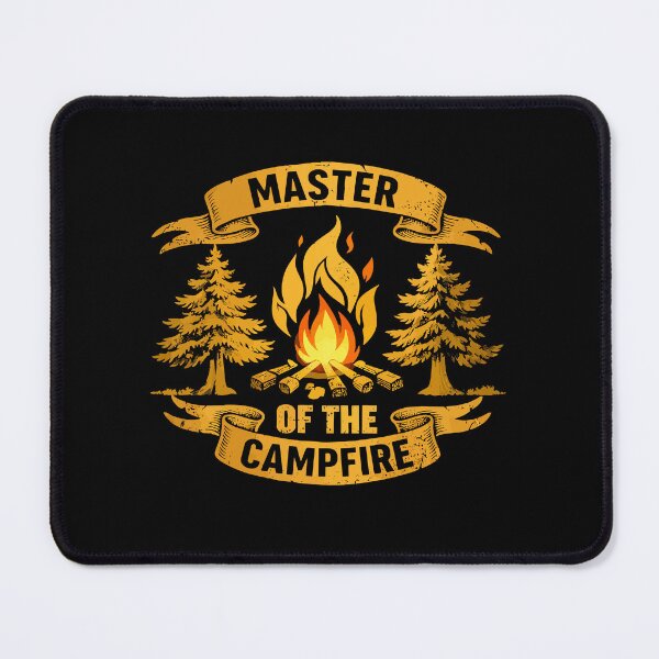 Item preview, Master Of The Campfire - Retro Tent Camping Art designed and sold by BendyBeasts.