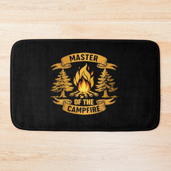 Item preview, Master Of The Campfire - Retro Tent Camping Art designed and sold by BendyBeasts.