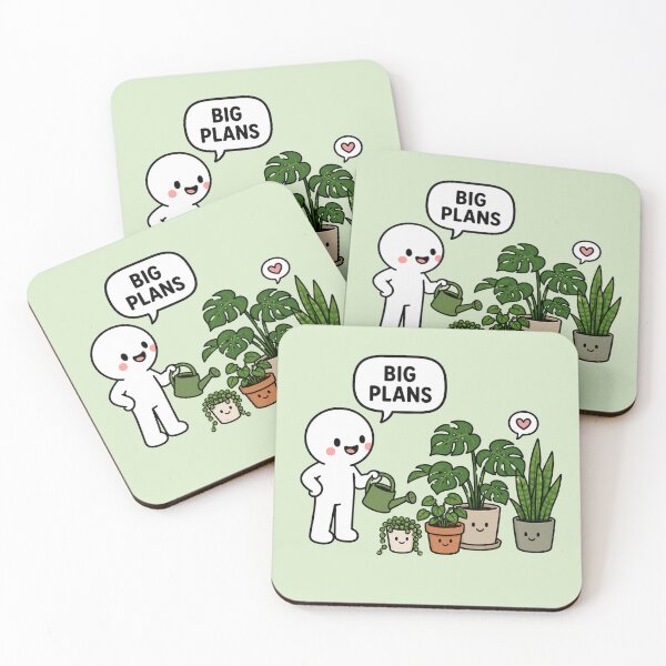 Item preview, Big Plans Plant Lover Meme designed and sold by MonkiFlipp.