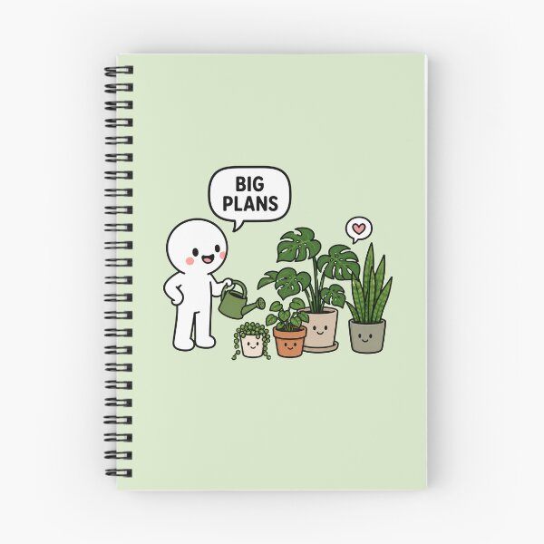 Item preview, Big Plans Plant Lover Meme designed and sold by MonkiFlipp.