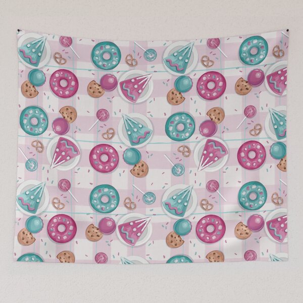 Item preview, Cute Sweet Dessert Seamless Pattern designed and sold by Tinartia.