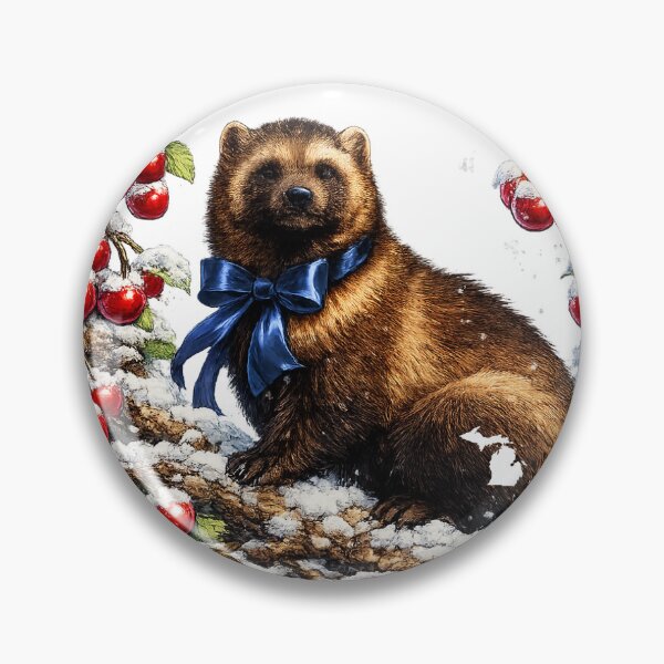 Item preview, A Wolverine in a Cherry Tree | 12 Days in Michigan designed and sold by FreshWaterWares.