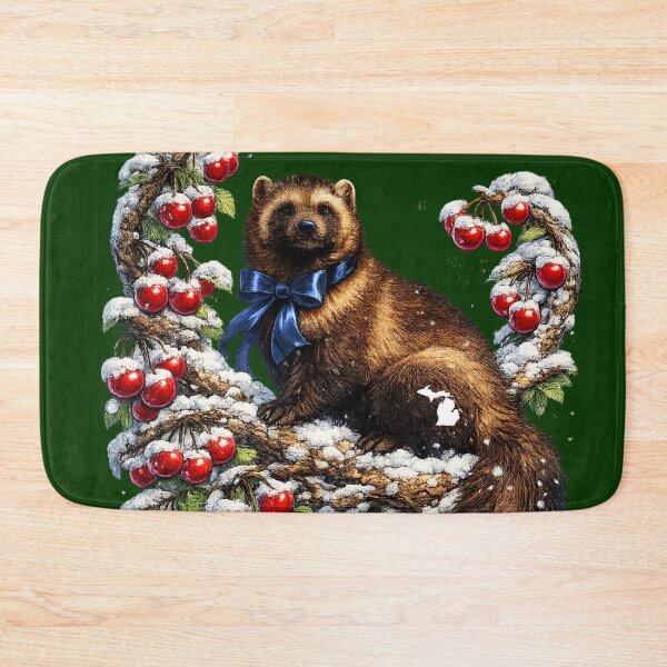 Item preview, A Wolverine in a Cherry Tree | 12 Days in Michigan designed and sold by FreshWaterWares.