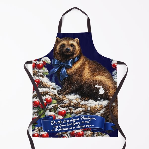 Item preview, A Wolverine in a Cherry Tree | 12 Days in Michigan designed and sold by FreshWaterWares.