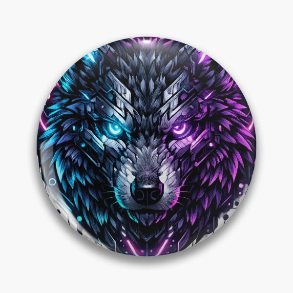 Item preview, Stay Rare Cyber Wolf – Neon Cyberpunk Streetwear Aesthetic Gift designed and sold by SanaCreation13.