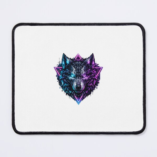 Item preview, Stay Rare Cyber Wolf – Neon Cyberpunk Streetwear Aesthetic Gift designed and sold by SaNaCreation13.