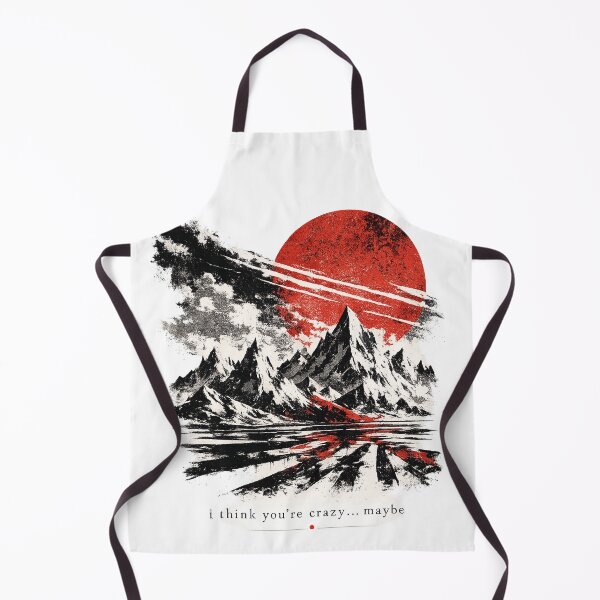 Item preview, I think you're crazy, maybe... designed and sold by JurassicArt.