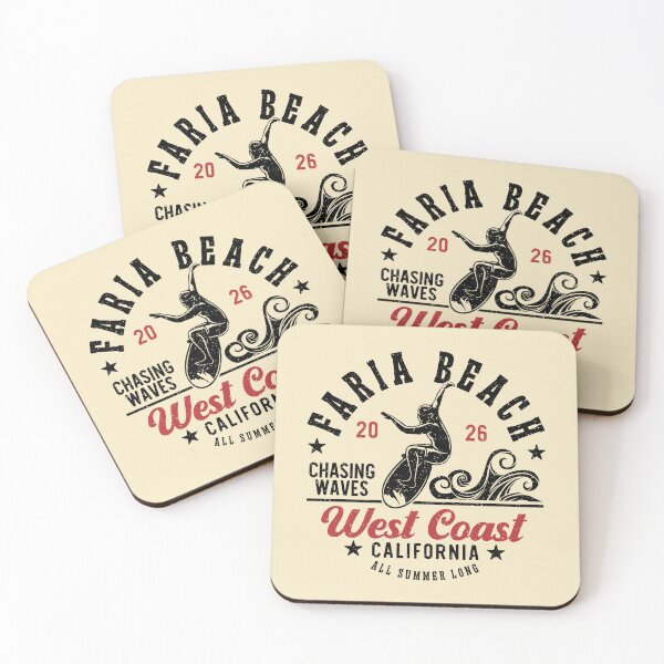 Item preview, Surf Faria Beach Chasing Waves Surfing Ventura County California designed and sold by eclecTEEq.