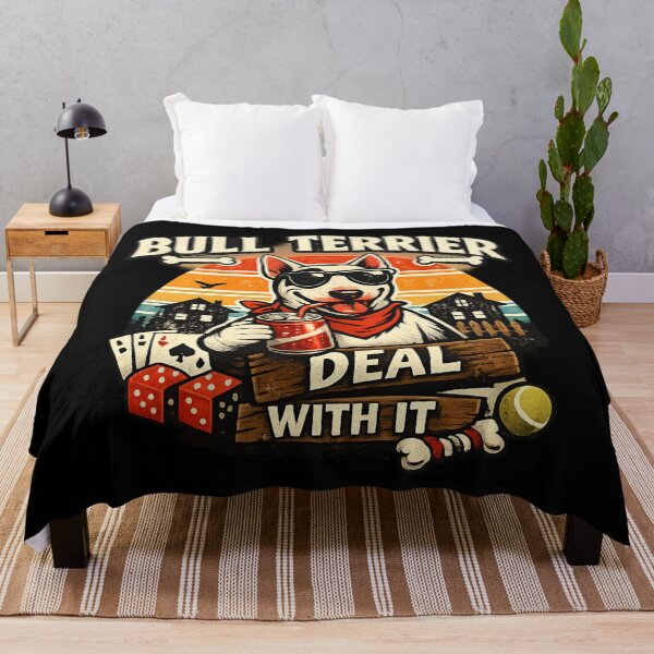 Item preview, Bull Terrier - Deal With It designed and sold by SidTastic .