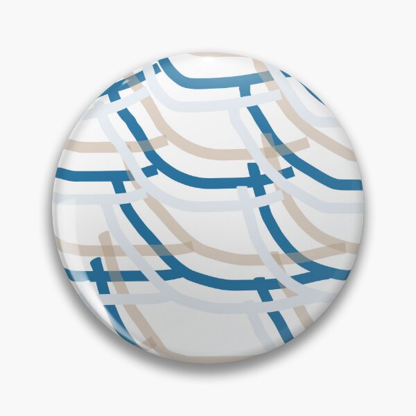 Item preview, The Entangled - Blue and Tan Minimalist Graphic Art designed and sold by artdocaj.