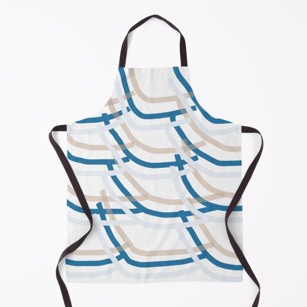 Item preview, The Entangled - Blue and Tan Minimalist Graphic Art designed and sold by artdocaj.