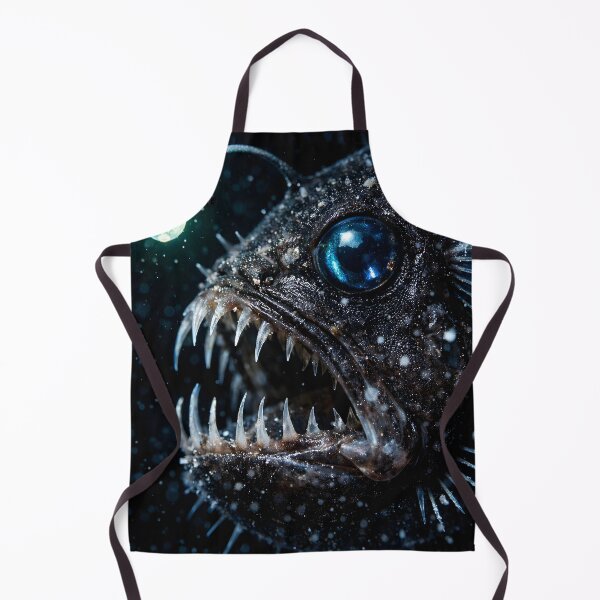 Item preview, Fascinating anglerfish in the dark deep sea designed and sold by Fotografin1981.