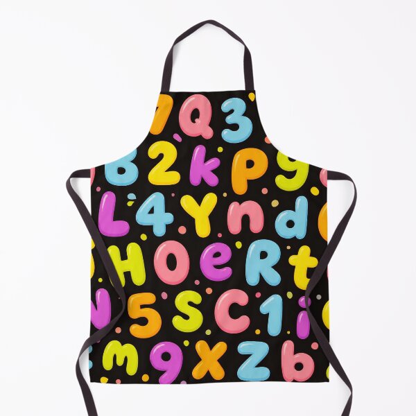 Item preview, Cute Colorful Alphabet & Numbers Pattern – Playful ABC Learning Design designed and sold by IMuDesigner.