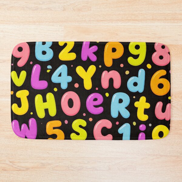 Item preview, Cute Colorful Alphabet & Numbers Pattern – Playful ABC Learning Design designed and sold by IMuDesigner.