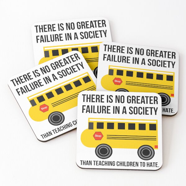 Item preview, There is no greater failure in a society than teaching children to hate. designed and sold by Rachel the Artist .