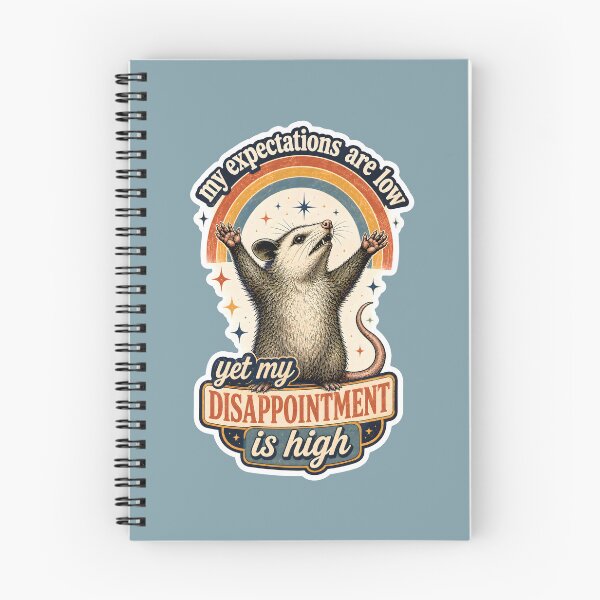 Item preview, Expectations are Low, Disappointment is High - Funny Vintage Opossum designed and sold by thecatcouch.