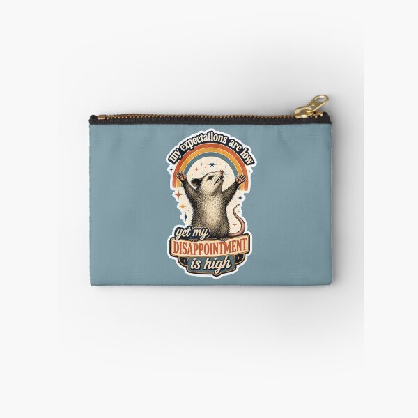 Item preview, Expectations are Low, Disappointment is High - Funny Vintage Opossum designed and sold by thecatcouch.