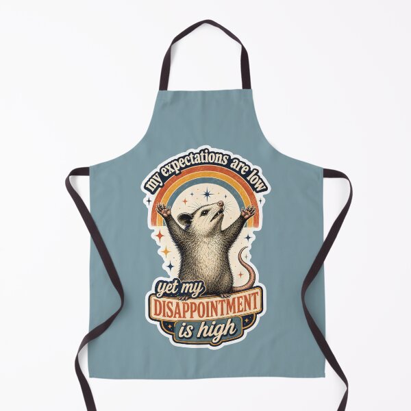 Item preview, Expectations are Low, Disappointment is High - Funny Vintage Opossum designed and sold by thecatcouch.