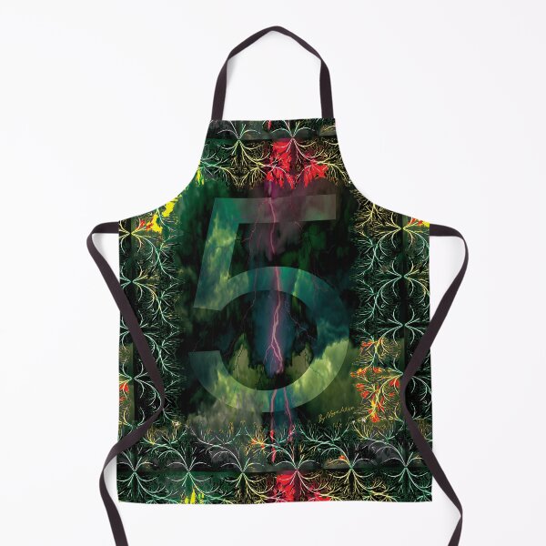 Item preview, Number 5 Red Lightning Dark Esoteric Storm designed and sold by NornAxiom.