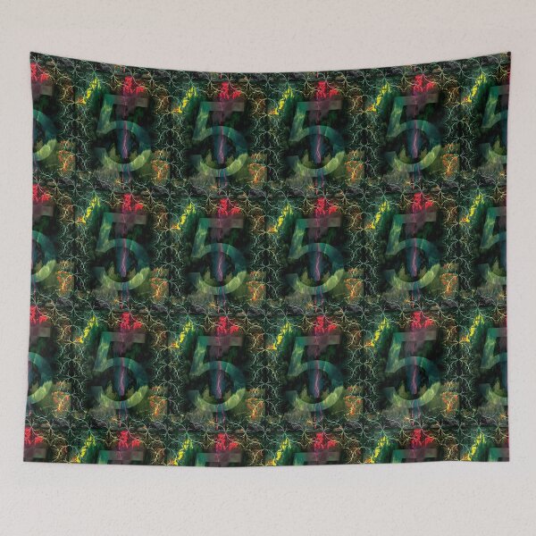 Item preview, Number 5 Red Lightning Dark Esoteric Storm designed and sold by NornAxiom.