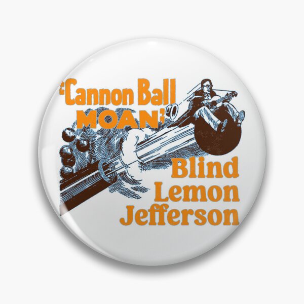 Item preview, Cannon Ball Moan - Blind Lemon Jefferson : Classic Blues from Paramount Records orange & brown designed and sold by GenXTees.
