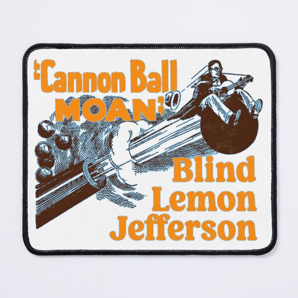 Item preview, Cannon Ball Moan - Blind Lemon Jefferson : Classic Blues from Paramount Records orange & brown designed and sold by GenXTees.