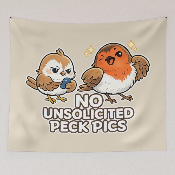 Item preview, No Unsolicited Peck Pics designed and sold by ChirpInc.