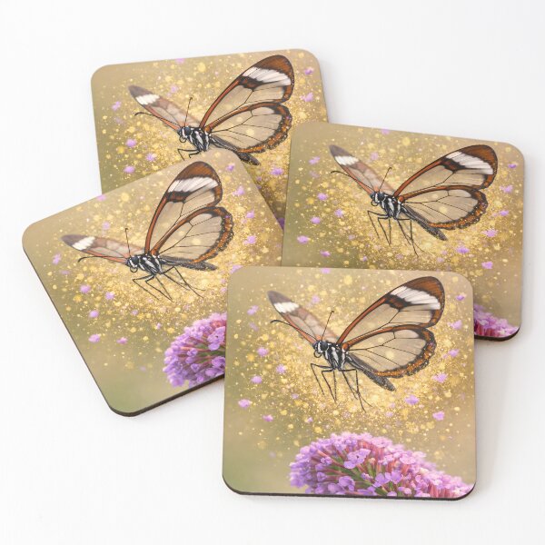 Item preview, Magical butterfly over a sea of purple blossoms designed and sold by Fotografin1981.