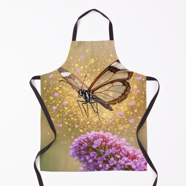Item preview, Magical butterfly over a sea of purple blossoms designed and sold by Fotografin1981.