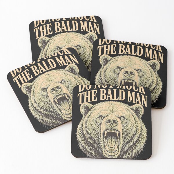 Item preview, Do Not Mock The Bald Man Two She Bears 850 Bc Funny Faith designed and sold by SylviaAlana.