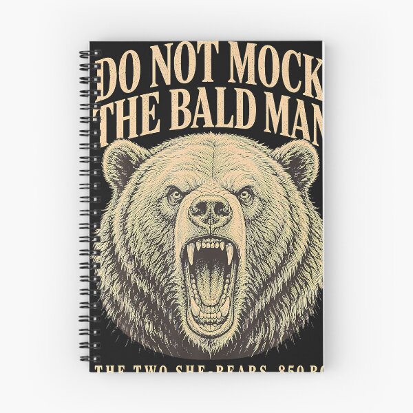 Item preview, Do Not Mock The Bald Man Two She Bears 850 Bc Funny Faith designed and sold by SylviaAlana.