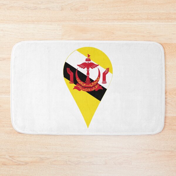 Item preview, Brunei Flag Location Pin Map Marker | Bruneian Destination GPS Icon designed and sold by NTGUILTY.