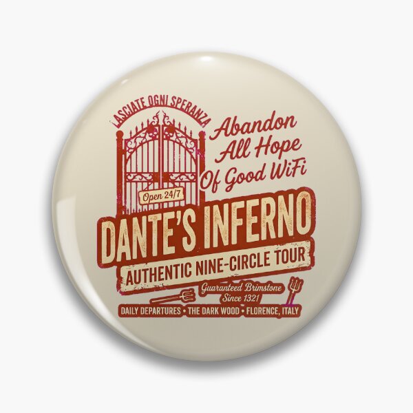 Item preview, Dante’s Inferno Vintage Travel Poster  designed and sold by radiogalaxy.