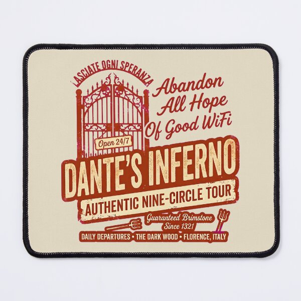 Item preview, Dante’s Inferno Vintage Travel Poster  designed and sold by radiogalaxy.