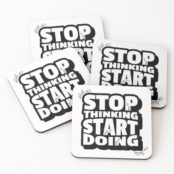Item preview, Stop Thinking Start Doing Motivational designed and sold by ArhaanFashions.