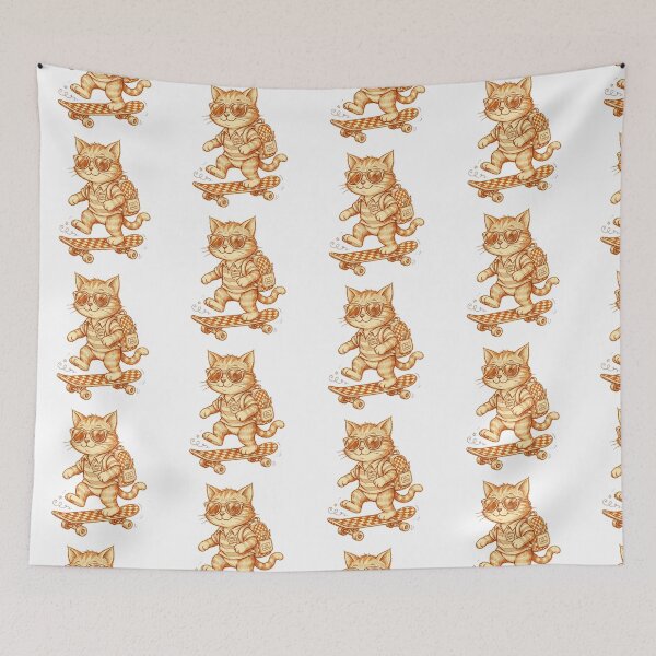 Item preview, Fourth Grade Cool Cat Skater Retro Checkerboard Skateboard Cat First Day Of School designed and sold by Yellowriversss.
