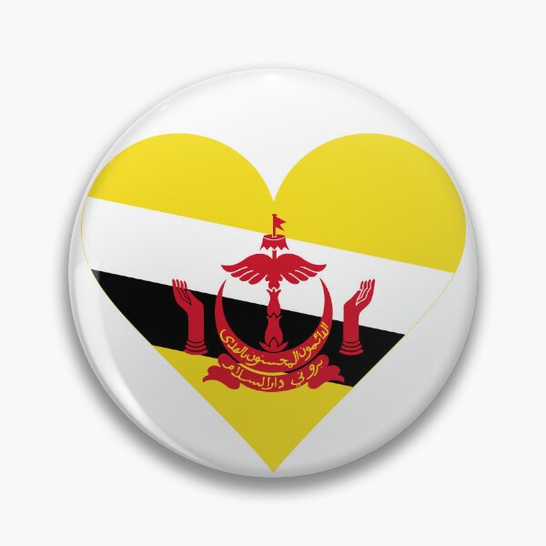 Item preview, Brunei Heart Flag Graphic | I Love Brunei Patriotic Symbol designed and sold by NTGUILTY.
