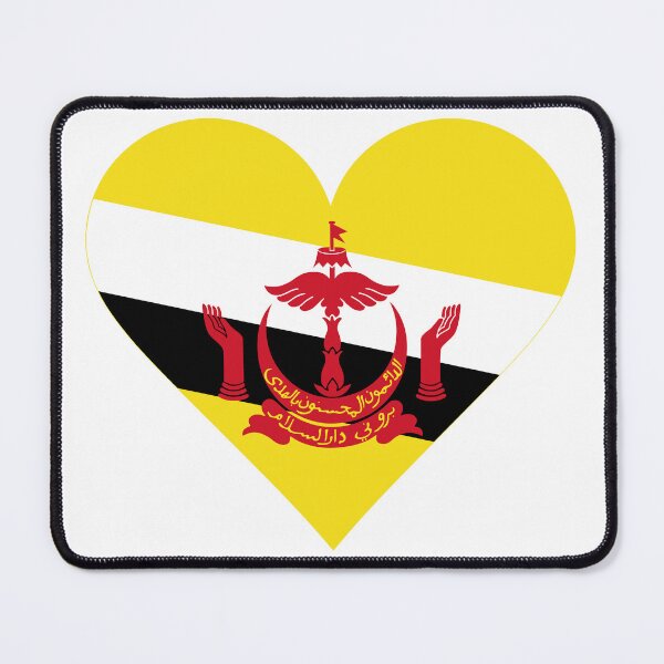 Item preview, Brunei Heart Flag Graphic | I Love Brunei Patriotic Symbol designed and sold by NTGUILTY.