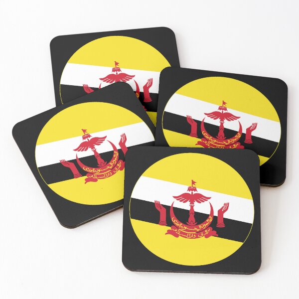 Item preview, Round Brunei Flag Icon | Circular Bruneian Flag Button Element designed and sold by NTGUILTY.