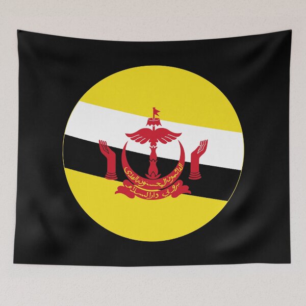 Item preview, Round Brunei Flag Icon | Circular Bruneian Flag Button Element designed and sold by NTGUILTY.