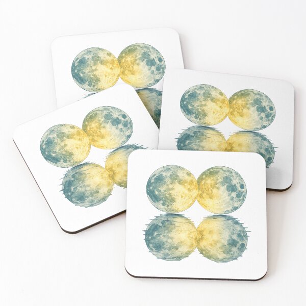 Item preview, Two Moons, One Heart designed and sold by catcurio.