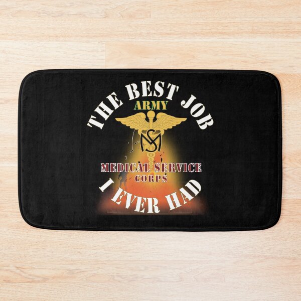 Item preview, Army - The Best Job I ever had  - Medical Service Corps - Gold w Maroon Txt - w Explode X 300 designed and sold by Military Insignia Products.