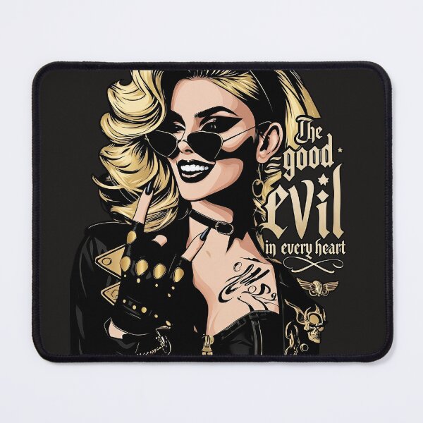 Item preview, Blonde Woman Sunglasses Leather Jacket designed and sold by Voodoo Store Paranormal Collections.