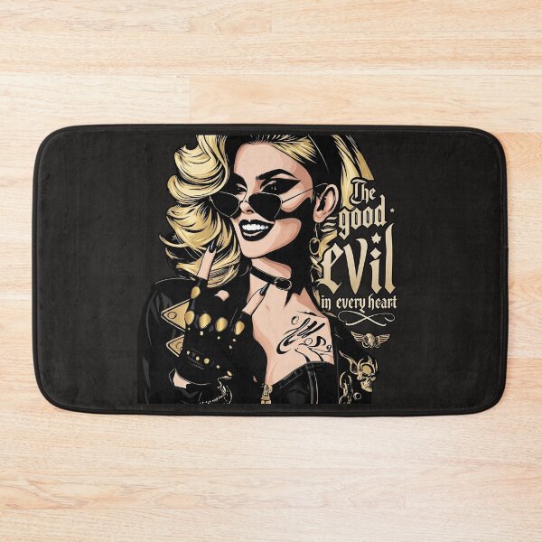 Item preview, Blonde Woman Sunglasses Leather Jacket   designed and sold by Voodoo Store Paranormal Collections.