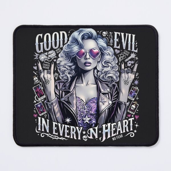 Item preview, Good Silver Rocker Skull Woman designed and sold by Voodoo Store Paranormal Collections.