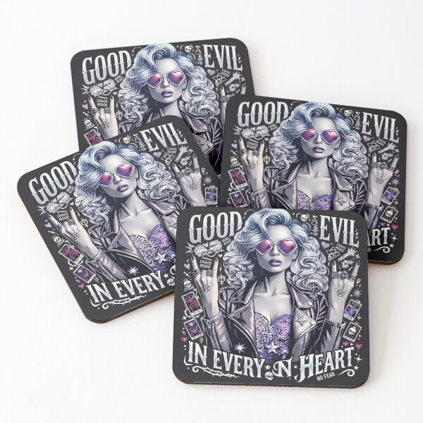 Item preview, Good Silver Rocker Skull Woman designed and sold by Voodoo Store Paranormal Collections.