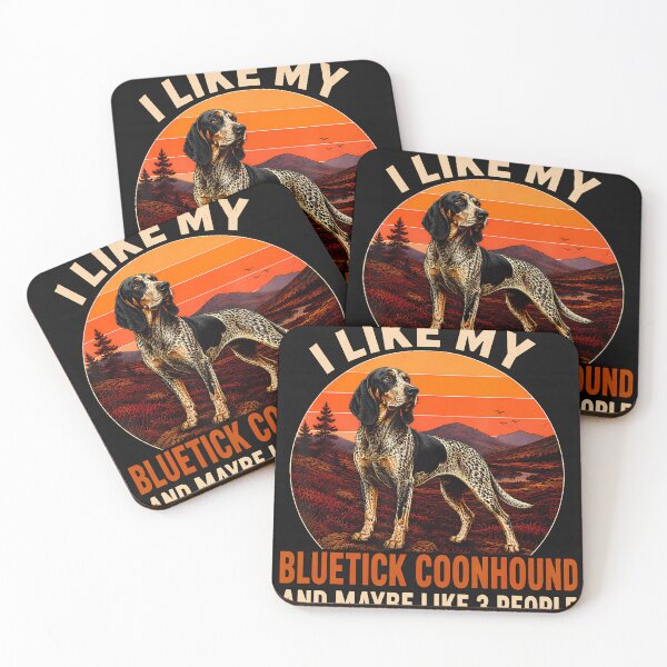 Item preview, I Like My Bluetick Coonhound And Maybe 3 People designed and sold by SylviaAlana.