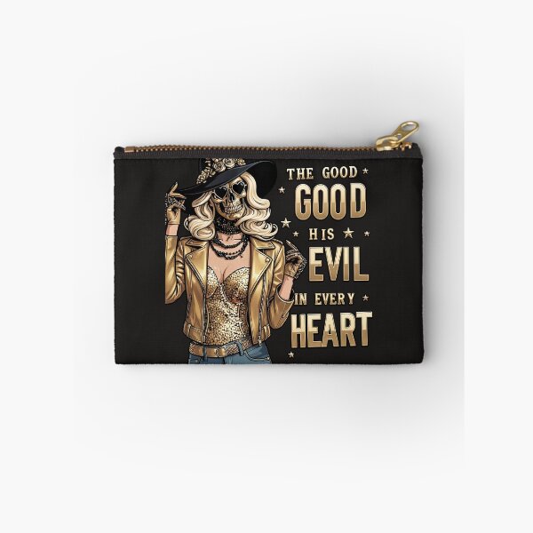 Item preview, Evil Gold Skull Rocker Woman designed and sold by Voodoo Store Paranormal Collections.
