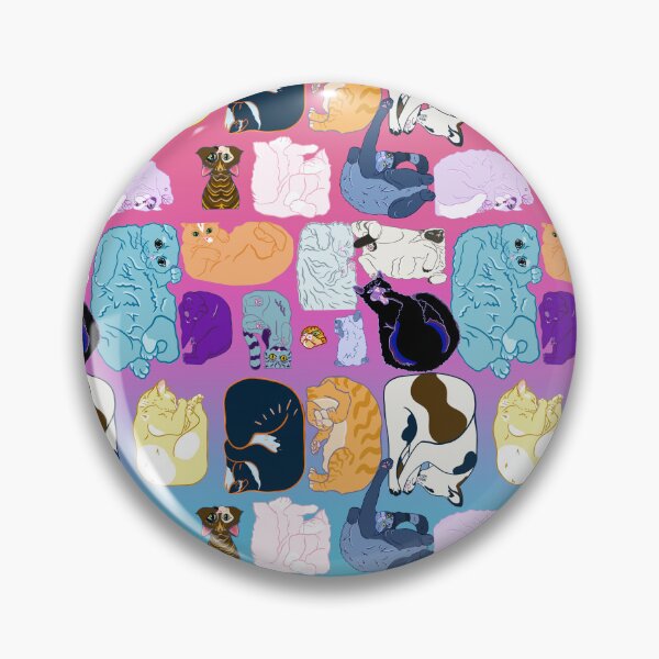 Item preview, Napping cats and kitties cozy and curled up designed and sold by ExtraCaffeine.